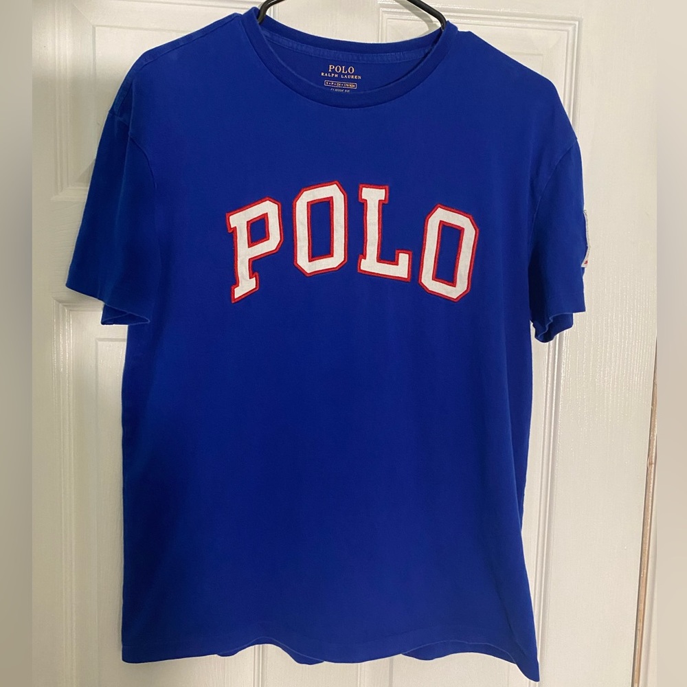 Polo Ralph Lauren Blue Classic Fit Short Sleeve Tee Size Small